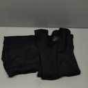 Cuddl Duds Womens Heavyweight Cold Weather Fleece Lined Thermal Set  Long Sleeve Top & Leggings - Winter Lounge Sets (Medium, Black)