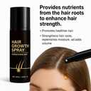 Hair Growth Spray for Men and Women, Hair Growth Serum With Natural Ingredients Ginger, Castor Oil Promotes Thicker Fuller Hair All Hair Types