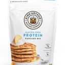 King Arthur Flour Gluten Free Protein Pancake Mix, Non-GMO Project Verified, No Sugar Added, Non-Dairy, 12 Oz (Pack of 6)