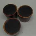 Wooden Furniture Bed Risers - 3 Inch Circle Heavy Duty Furniture Height Extenders Lifts for Sofa Couch Desk Chair Table Base Raising Space, Convenient Store and Cleaning, Pack of 4