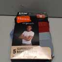 boys Hanes Originals Ultimate Supersoft Boys' Boxer Brief Underwear, Assorted, 5-pack (Medium, Red/Blue/Black)