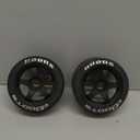 ARRMA DBoots Hoons 42/100mm Silver Belted RC Tires Mounted on 2.9" 5-Spoke 17mm Hex Wheels (Set of 2): ARA550070, Black