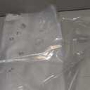 AmazerBath Extra Wide Shower Curtain Clear 108 Inches Wide, Wrap Around Shower Curtain for Clawfoot Tub, Heavy Duty PEVA with 3 Weighted Stones and 18 Grommet Holes, 108x72 Inches