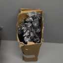 Heavy Duty Curtain Rod Brackets - Adjustable Double Rod Holders, 1 Inch (8 PCS, Black)