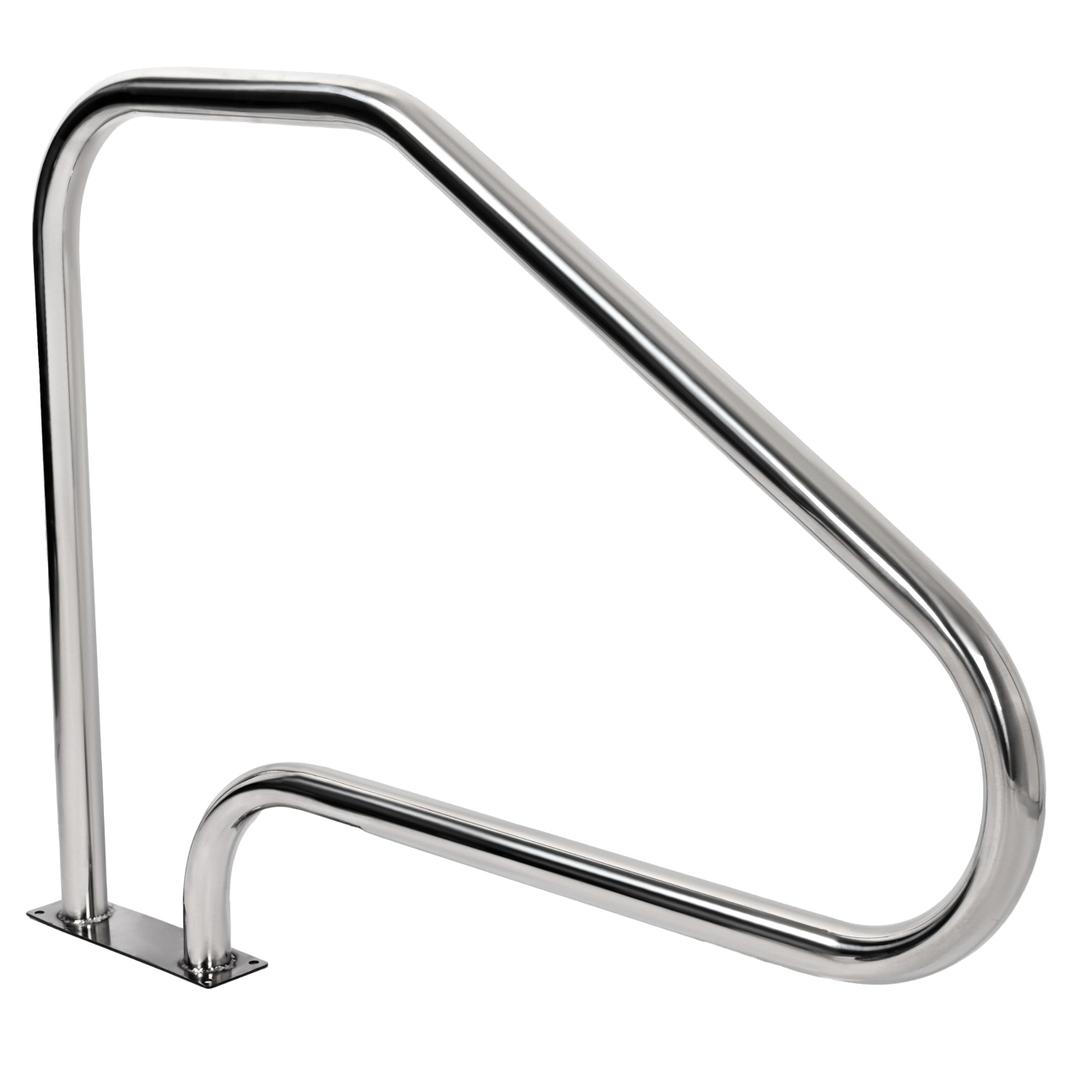 KUAFU Swimming Pool Handrail Stainless Steel Polishing Silver Ladder Step