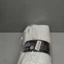 LOCHAS Luxury Bathroom Rug Shaggy Bath Mat 24 x 40 Inch, Washable Non Slip Bath Rugs for Bathroom Shower, Soft Plush Chenille Absorbent Carpets Mats, White