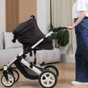 Nursing Cover for Breastfeeding, 360Full Coverage Nursing Poncho, Rayon Soft & Breathable Breastfeeding Cover up (Smooth Rayon, Black)