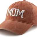 Mom and Dad Hats Set of 2 Pcs Embroidered Adjustable Baseball Caps Gift for Parents Couples Classic Mom Dad Gifts Hat