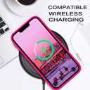 BENTOBEN for iPhone 13 Mini Case, Slim Fit Liquid Silicone Soft Gel Rubber Anti-Scratch Shockproof Phone Cover with Microfiber Lining, Hot Pink