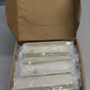 goldenwarm 25 Pack 5 Inch Matte Gold Finger Pulls Cabinet Edge Pulls Brushed Brass Drawer Handles Edge Hardware for Kitchen Cupboard (Hole Center:128mm(5in))