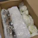 12 Sets Mason Jar Flowers Centerpiece Table Decorations,White