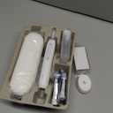 Oral-B iO Deep Clean Rechargeable Electric Powered Toothbrush, White with iO Series 3 Limited, 2 Brush Heads and Travel Case - Pressure Sensor to Protect Gums - 3 Cleaning Settings - 2 Minute Timer, Pack of 1