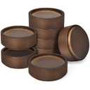 Sopicoz Wood Bed Risers, Heavy Duty Wood Blocks, 1 inch Stackable to 2 inch 3 inch 4 inch High, Furniture Risers for Couch Sofa Cabinet Ottoman End Table (8 pcs Round)