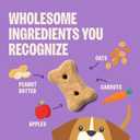 Wellness Old Mother Hubbard Classic P-Nuttier Dog Biscuits, Natural Training Treats, Peanut Butter Flavor, Small Size, 20 oz Bag (EXP 08/18/26)