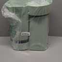 Pets Automatic Gravity Feeder Dogs 2.8L Food & 4L Water Dispenser Set with Stainless Steel Bowl for Small Medium Big Puppy Kitten(Light Green)