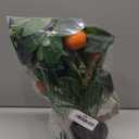 Artificial Potted Plants 15.7 inches Fake Orange Tree Artificial Citrus Fruit Plant with Black Pot Faux Plants Indoor for Home,Office, Living Room Table, Desk