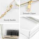 HULISEN Clear Bag for Stadium Events, Clear Purses for Women Stadium Crossbody, Transparent Handbag for Concerts & Sports Fan