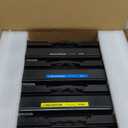 218A Toner Cartridges 4 Pack (with Chip) 3301fdw Replacement for HP 218A 218X Work for HP Color Laserjet Pro MFP 3301fdw 3201dw 3301sdw 3301cdw Printer High Yield Ink W2180A W2180X (4 Pack, B/C/Y/M)