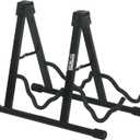 Rok It A-Frame Double Guitar Stand, Holds Most Standard Electric and Acoustic Guitars (RI-GTRAU2X)