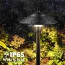 SUNVIE LED Low Voltage Landscape Lights 3W Cast-Aluminum Pathway Lights Low Voltage 12-24V Waterproof Landscape Path Lights 3000K Landscape Lighting for Yard Garden Walkway ETL Listed Cord, 12 Pack