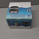 ELECOM Silent Pet Water Fountain for Cats and Dogs, 9dB Ultra Quiet Operation, 2L Capacity, Easy to Disassemble & Clean, 3-Layer Filtration, Wireless Pump, LED Light Modes (Black)