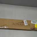 Tonature No Drill Cellular Shades for Indoor Windows, Thermal Insulating & Noise Reducing Honeycomb Blinds, Cordless Free Stop Blinds Light Filtering, White,46 1/2" W x 80" H