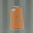 Apple iPhone 15 Silicone Case with MagSafe - Orange Sorbet