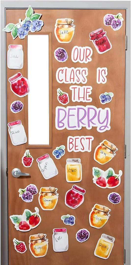 Fun Express Farmers Market Classroom Door Decorating Kit - 56 Pc