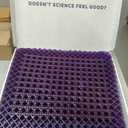 Purple Royal Seat Cushion, Portable 2 Inch Gel Seat Cushion, GelFlex Grid | Handles for Car, Office Chair, Stadium - Pressure-Reducing for Hard Seats, Temperature-Neutral, No-Slip - Made in USA