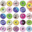 40 Pack Mini Fidget Spinners for Kids, Fidgets Toys Bulk for Adults, Fidget Spinner Prizes for Kids Classroom, Goodie Bag Stuffers, Valentines, Easter, Halloween, Christmas(Donut)