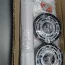 Black Pendant Lights Kitchen Island,Modern Farmhouse Glass Pendant Light,Light Fixture Kitchen Pendant Mini Hanging Light Fixture for Sink (Black 2 Pack Stem Rod)