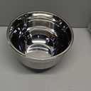 Tovolo Stainless Steel Mixing Bowls, 5.5 Qt - Metal Nesting Mixing Bowl with Rounded Lip for Easy Pour & Minimal Mess - Large & Small Dishwasher Safe Kitchen Supplies for Prep & Cooking