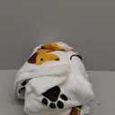 Dachshund Dog Blanket Personalized Dogs Blanket Puppy Blanket,Dog Gift for Dog Lovers Mom Dad Cute Dog Paw Prints Soft Flannel Throw Blanket for Bed Sofa Travel Medium 60"x50" for Teens