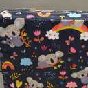 Toddler Booster Seat for Kitchen Chair Dining Table, Washable Thick Strong Support Portable Booster Chair for Toddlers Eating, Easy Cleaning Booster Seat Cushion Detachable with Adjustable Straps (Multi)