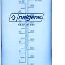 Nalgene Sustain Tritan BPA-Free Water Bottle Made with Material Derived From 50% Plastic Waste (using ISCC certified mass balance), 32 OZ, Wide Mouth (Baby Blue)