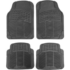 Goodyear Heavy Duty Car Mat Set 4PC-Tough and durable universal car mat set| Protects your vehicle from wear and tear| Non-slip backing| Can be cut to your desired size Slip resistance| Quick and Easy