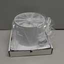 Zeyzer Exhaust Fan 110 CFM 1.0 Sones 5.9" Duct White Square Quiet Powerful Ceiling or Wall-Mount Ventilation Fan for Bathroom/Corridor/Office/Laundry Room/Shop