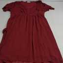 Plus Size Dresses Wedding Guest - Formal Cocktail Chiffon V Neck Short Sleeve High Low Dress Curvy Women
, Size 18W