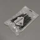 6 Pcs Precision Reverse Ceramic Tweezers Black Non-Conductive Solder Tweezer Anti-Magnetic Pointed & Curved Tips Heat-resistant Tweezer Set for Solder Pinching Coils