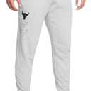 Under Armour Men's Project Rock Rival Fleece Joggers (Gray, L)