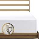 TEXAS LINEN CO. Premium Egyptian Cotton California King Size Fitted Sheet Only - 22" Extra Deep Pocket Cal King Fitted Sheet (White), Easy Snug Fit, Soft Cooling Luxury Hotel Quality Bottom Sheets