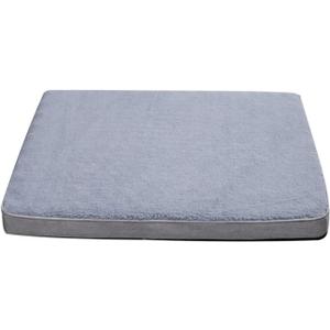 Dog Bed Mat with Zipper Remolvable Pet Mattress for Sleeping Washable Pad Cushion, Suitable for Winter(Gray,XL 99X69CM)
