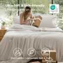 Bedsure Queen Comforter Set - Beige Soft Bedding for All Seasons, Cationic Dyed Bed Set, 3 Pieces, 1 Queen Size Comforter (90"x90") and 2 Pillow Shams (20"x26"+2")