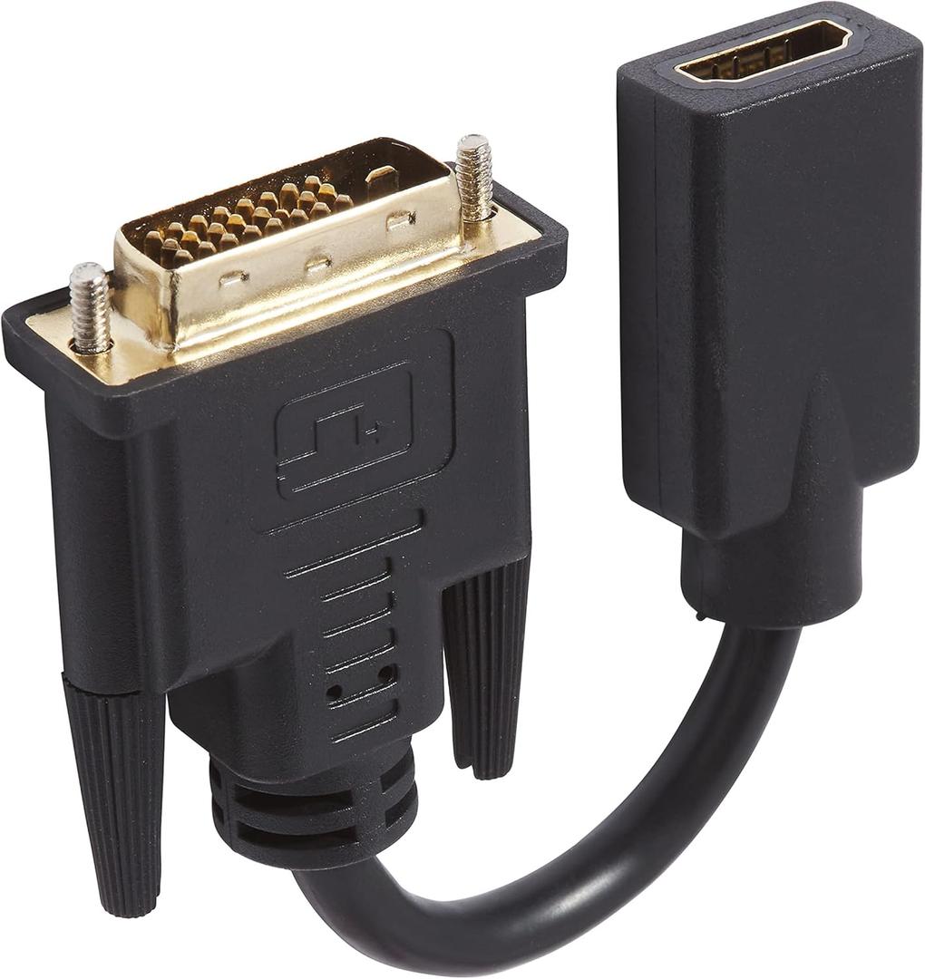NXT Technologies Staples NX50637 0.5' HDMI/DVI-D Video Adapter, Black