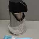 Airpot Coffee Dispenser Thermal with Pump,3L/102 Oz Insulated Stainless Steel Large Air pot Coffee Carafe Lever Action for Hot/Cold Water, Thermal Carafe for Hot Cocoa for Parties (101.4 Ounces)