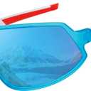 Sports Polarized Sunglasses for Men Women Cycling Driving Fishing Sunglasses UV Protection (Ice Blue/White)