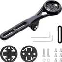 Bike Aero Integrated Handlebar Out Front Combo Mount, Integrated Handlebar System Bicycle Computer Mount Compatible with Garmin, Wahoo, Go Pro