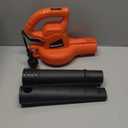 MAXLANDER Leaf Blower Corded, 7-AMP 350CFM/155MPH Electric Leaf Blower, Lightweight Handheld Small Leaf Blowers for Lawn Care