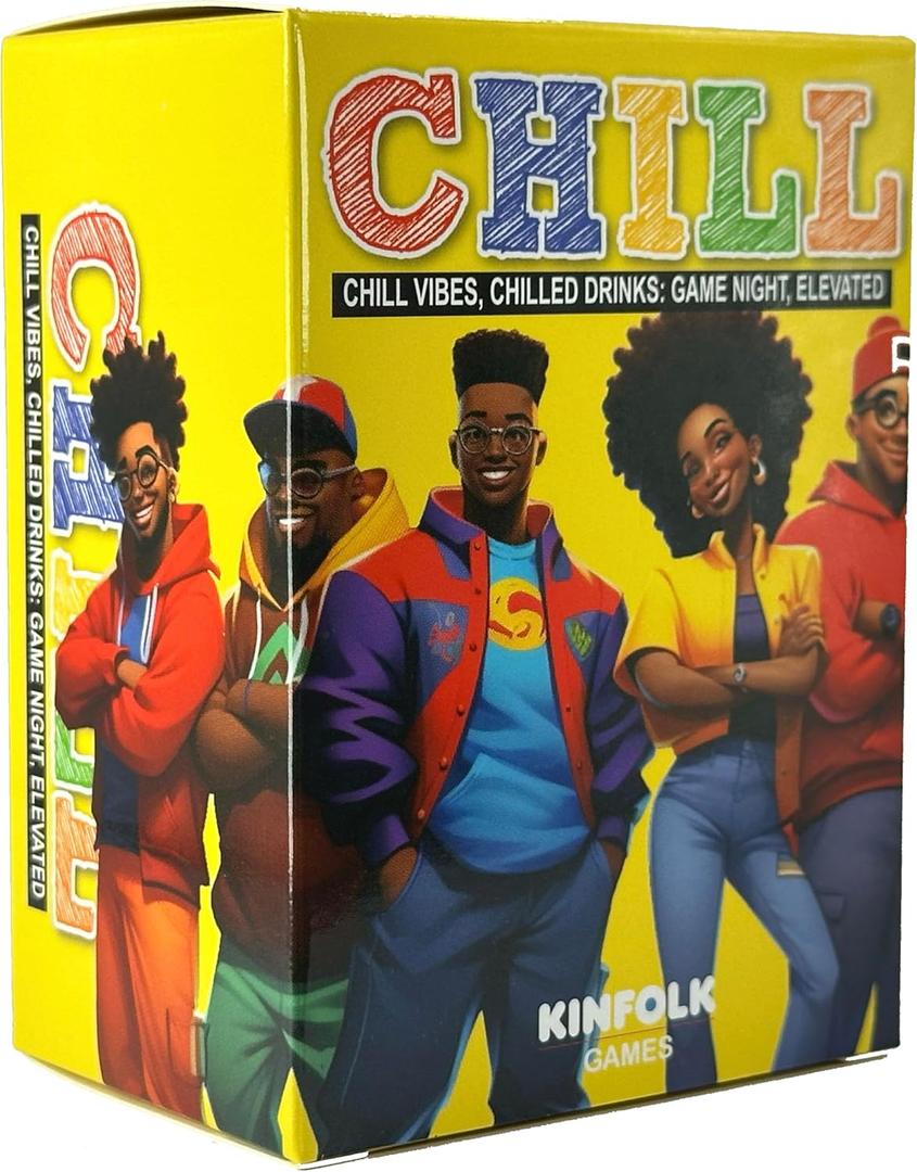 Kinfolk Chill Celebrate Black Excellence in a Relaxed Drinking Card Game, Add Flavor to Reunions, BBQs, and House Parties with Engaging Challenges and Good Times