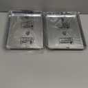 Baking Sheet with Racks Set [2 Sheets + 2 Racks], Stainless Steel Baking Sheets with Cooling Racks, Nonstick Pan, Warp Proof & Rust Proof & Easy to Clean, Size 12.4 X 9.6 X 1 Inch